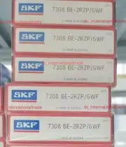 NEW SKF 7308 BE-2RZP/GWF single row angular contact ball bearing 1PCS #DW