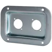 Penn-Elcom D0604Z Dish Two Neutrik D PennBrite 3-1/2" x 5-1/