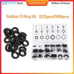 225PCS/300PCS NBR SEAL RING KIT RUBBER O RING WASHER SEALS W