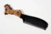 Hand Painted Brownmane Brown Mane Horse Comb 006H