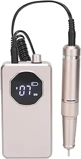 BROLEO Electric Nail Drill, Professional Nail Drill Machine Electric Nail File, Portable Rechargeable Efile Machine Set for Home Salon, Acrylic Gel Grinder Tools for Gel Nails Remove
