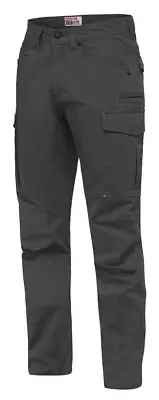 Hard Yakka 3056 STRETCH RIPSTOP CARGO PANT Charcoal*Aust Brand- 92R, 97R Or 102R