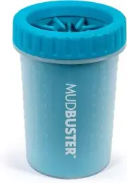 Dexas Petware Mudbuster PRO BLUE Medium 5.8 ounces Portable Dog Paw Feet Cleaner