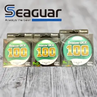 《Seaguar》Seaguar ACE 100M FLUOROCARBON 中壢鴻海釣具館