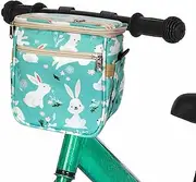 ZKIXUIWI Kids Bicycle Basket Bike Handlebar Bag Organizer, Children's Front Bike Decoration Accessory for Girls & Boys, Kid Bike Bag Fits for Balance Bike, Tricycle, Scooter