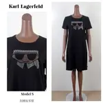 美國伍零幫👉KARL LAGERFELD 卡爾 老佛爺 女生 連身衣 洋裝 衣服 長版