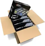 4-Pack Gray Trading Card Storage Bin – Holds 3200 Cards, Dustproof & Stackable