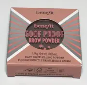 Benefit Goof Proof Brow Powder - 3 Warm Light Brown - NEW IN BOX