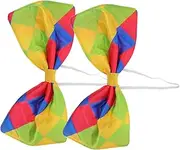 [jojofuny] Clown Costume Props Large Bowknot Tie Men's Pre-tied Bowtie Party Stage Bow Tie