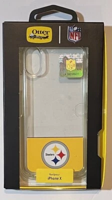 Otterbox NFL Steelers Symmetry Series Phone Case For iPhone X XS Clear