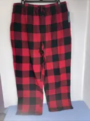 Big And Tall Flannel Buffalo Plaid Pj Bottoms 2XL Warm And Cozy Great Style