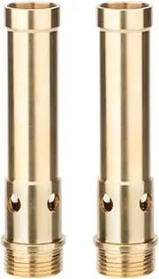 LINNNZI Fountain Nozzle, 2Pcs Fountain Spray Head, Brass Fountain Nozzle Spray, Spray Head for Garden Pond Pool Rockery Decoration(1/2'' 3/4'') Universal Style
