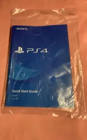 Sony Playstation 4 PS4 Quick Start & Safety Guides SEALED English