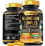 Magnesium Complex Supplement - 6 Types of Magnesium Glycinate, L-Threonate, Citr