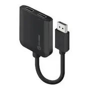 Alogic DisplayPort to Dual DisplayPort 1.2 Adapter - 4K - 30Hz