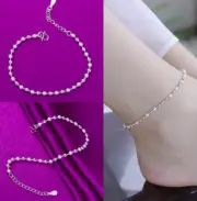 1 PC Solid Silver Chain Anklet Foot Ankle Girls Women Jewelry #124