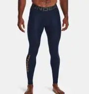 UNDER ARMOUR MEN'S HEATGEAR VENT BASELAYER LEGGINGS BLUE #1370663-NWT