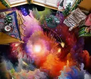3D Sun Color Cloud 3288 Floor WallPaper Murals Wall Print Decal AU Zoe