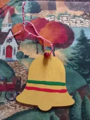 Hand Painted Christmas Bells Ornaments