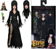 NECA Elvira Mistress of The Dark 8" Posable Clothed Action Figure New in Box
