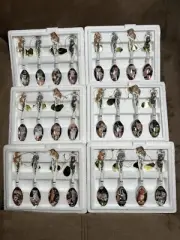 24 Lot Spoon Ornaments Purr-fect Delight Bradford Edition Jayne Stoltz 2000