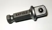7/16 Hex to 1/2 Square Socket Drive Converter Spring Ball Retainer 2" QTY 100