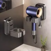 Multifunctional Suction Cup Hair Dryer Shelf Waterproof And Sturdy Designs