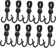 ASAKKURA Strong Load-Bearing Hook Stroller Trolley Hanging Storage Plastic Stroller Hook Durable Convenient