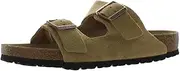 [Birkenstock] Women's Arizona Suede Leather Slides