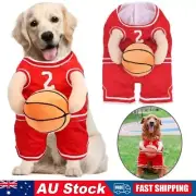 Basketball Player Dog Costume For Small Dogs,Dog Basketball Costume with Ball