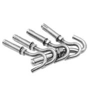 5 Pcs Open Cup Hook Stainless Steel Screw Hangers Bolts Open Cup Hook