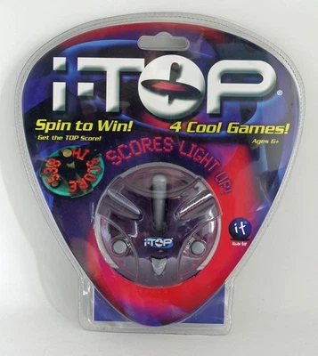 Vintage I-Top Spin To Win Electronic Handheld Game 4 Cool Games Sealed New
