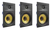 3 Pack - TDX 6.5" 2-Way In Wall Home Theater Surround Sound Speaker Flush White