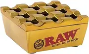 Raw Metal Ashtray, Gold Colour