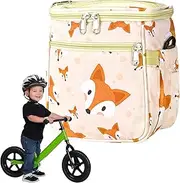 Cartoon Bike Bag | Cartoon Front Frame Handlebar Pouch | Waterproof Cycling Carrier Pocket Bicycles Storage for Children Outdoor Fun