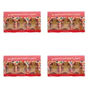 12pc Annabel Trends Gingerbread Men Bath Fizzers Bath Bomb Vanilla Cinnamon