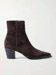 [Jimmy Choo] Jimmy Choo - Cece 60 Suede Ankle Boots - Chocolate - IT37 IT 37 Brown