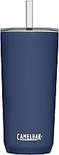 CamelBak Horizon 20 oz Straw Tumbler, Insulated Stainless Steel, Navy