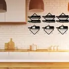 (Black Bottle Models) 2Pcs Folding Creative Wall Mounted Wine Rack Wine CT