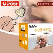 Nose Ear Hair Removal Wax Kit Sticks Easy Mens Nasal Waxing Remover Strips ~