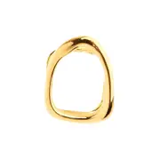 ICED OUT Single tooth hollow Grill - one size fits all top gold S