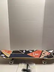 Playshion 31"x8" Complete Skateboard for Kids and Beginners Polygon
