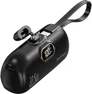 Charger Powers Bank - 5000mAh Type C Mini Powers Bank, Fast Charging Backup Battery | Portable Charger, PD 22.5W Charger with Cable, Travel Powers Bank for Series Devices and Electronics
