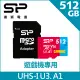 SP廣穎 MicroSD U3 A1 V30 512G遊戲專用記憶卡(含轉卡)