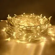 66FT 200 LED Indoor String Light Christmas Fairy Lights Plug in 8 Modes
