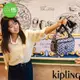 『牛角包』Kipling 豹紋印花多袋實用側背包-GABBIE S