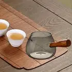 Glass Tea Cup Milk Frothing Pitcher Gong Fu Teapot for Tea House Tea Set