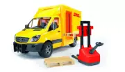 MB Sprinter Courier DHL Delivery with a Forklift Bruder Toy Car Model 1/16 1:16