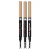 3x L'Oreal Paris Infallible Brows 24 Hour Filling Triangular Pencil 7.0 Blonde