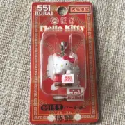 Hello Kitty Retro Zipper Mascot Plush Rare 551 Osaka Exclusive